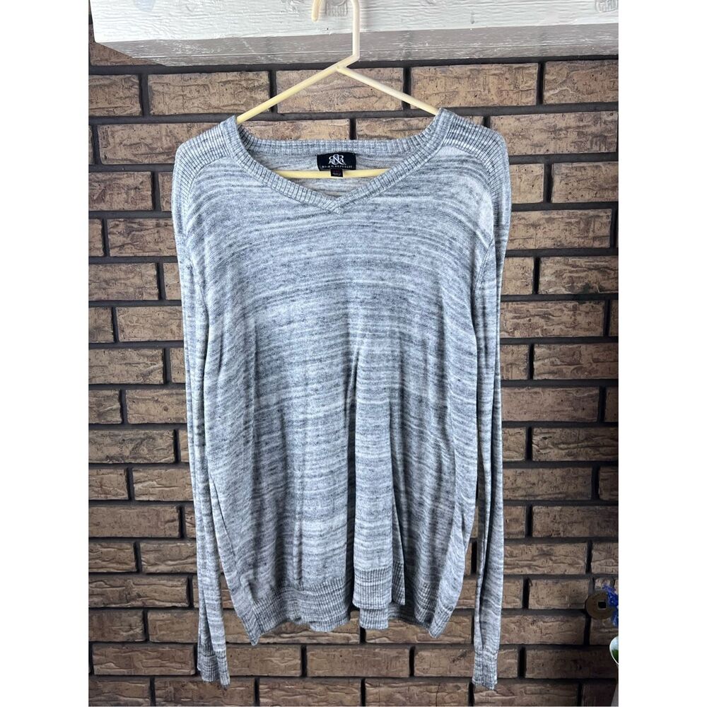 ROCK & REPUBLIC - MEN‎ - SWEATER - SILVER - SIZE XXL
